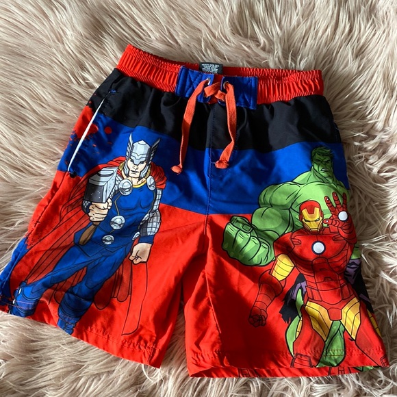 Boys Marvel Swim Shorts - Picture 1 of 3